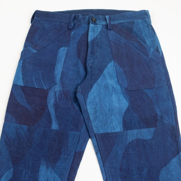 INDI + ASH ISAAC PANT - INDIGO PAINTBRUSH CAMO - Picture 7 of 14